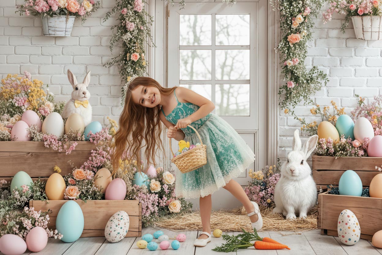 Groene Spaghetti Band Geborduurde Tulle Meisjesjurk voor Fotografie