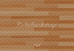Kate Light Brown Wooden Floor Printed Backdrop Designed by Kate Image
