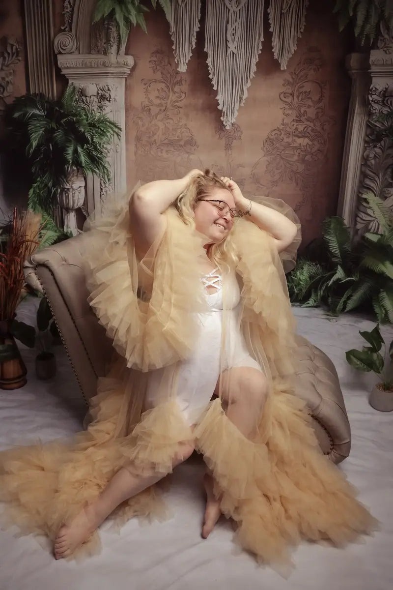 Kate Sweep Boho Tropical Arch Ferns Backdrop Designed by Mini MakeBelieve