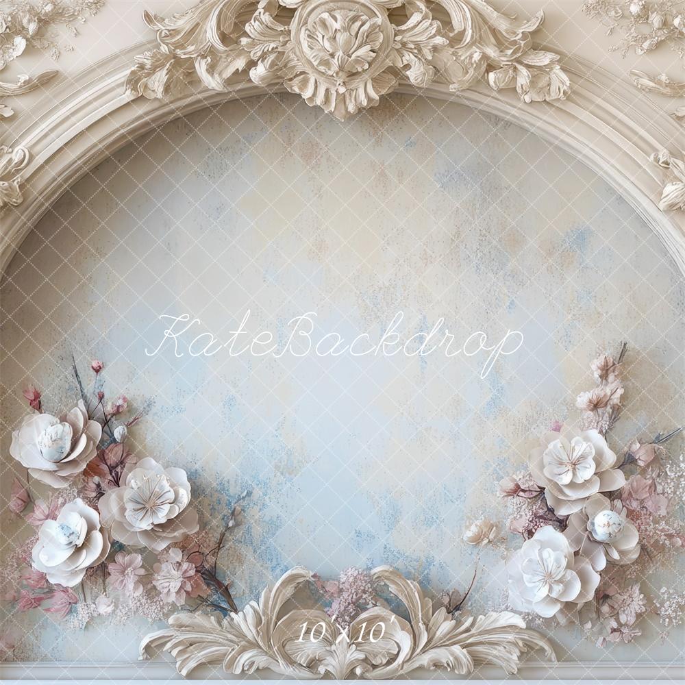 Fondo de Pared Arqueado Floral Vintage Diseñado por Mini MakeBelieve