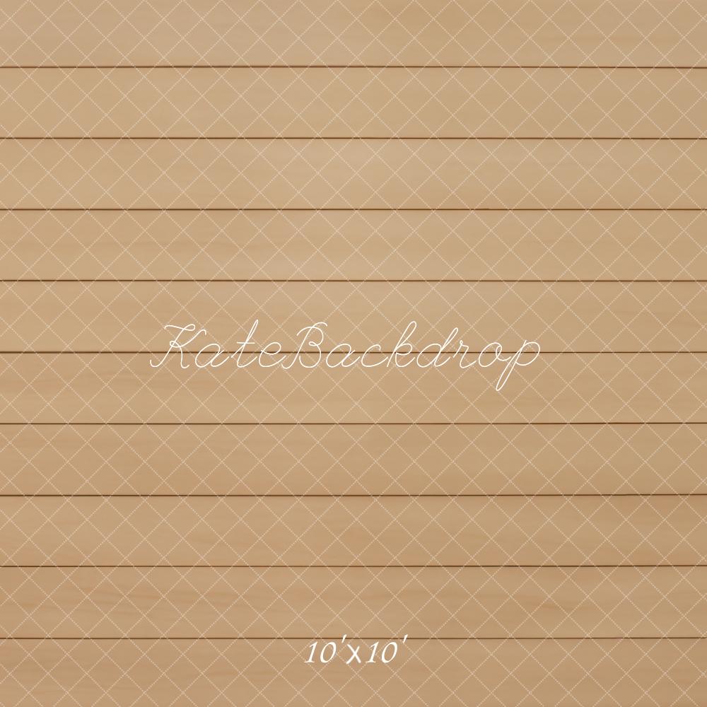 Kate Beige Wood Planks Floor Backdrop Designed by Kate Image