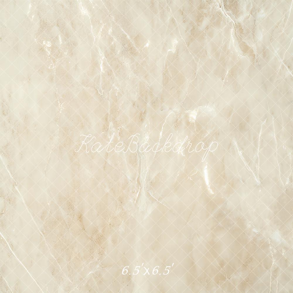 Kate Beige Marble Abstract Texture Floor Backdrop Designed by Emetselch