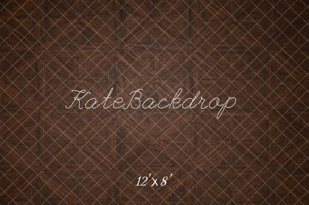 Kate Brown Herringbone Floor Printed Backdrop Printed Backdrop Designed by Vertigo Productions