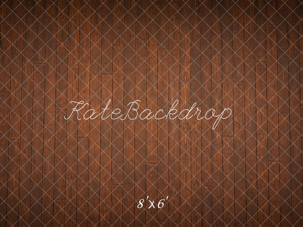 Kate Brown Wood Plank Floor Printed Backdrop Printed Backdrop Designed by Megan Leigh Photography
