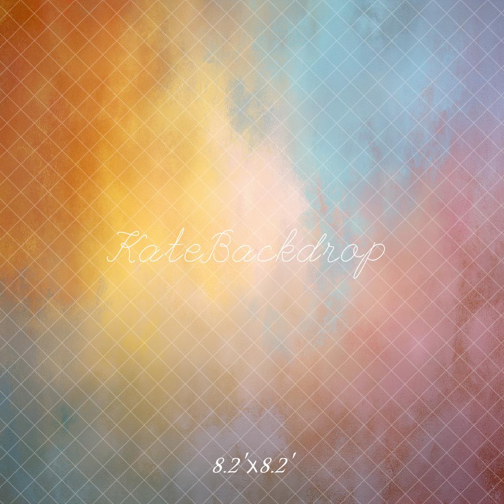 TEST Kate Abstract Pastel Gradient Printed Backdrop Designed by Angela Miller
