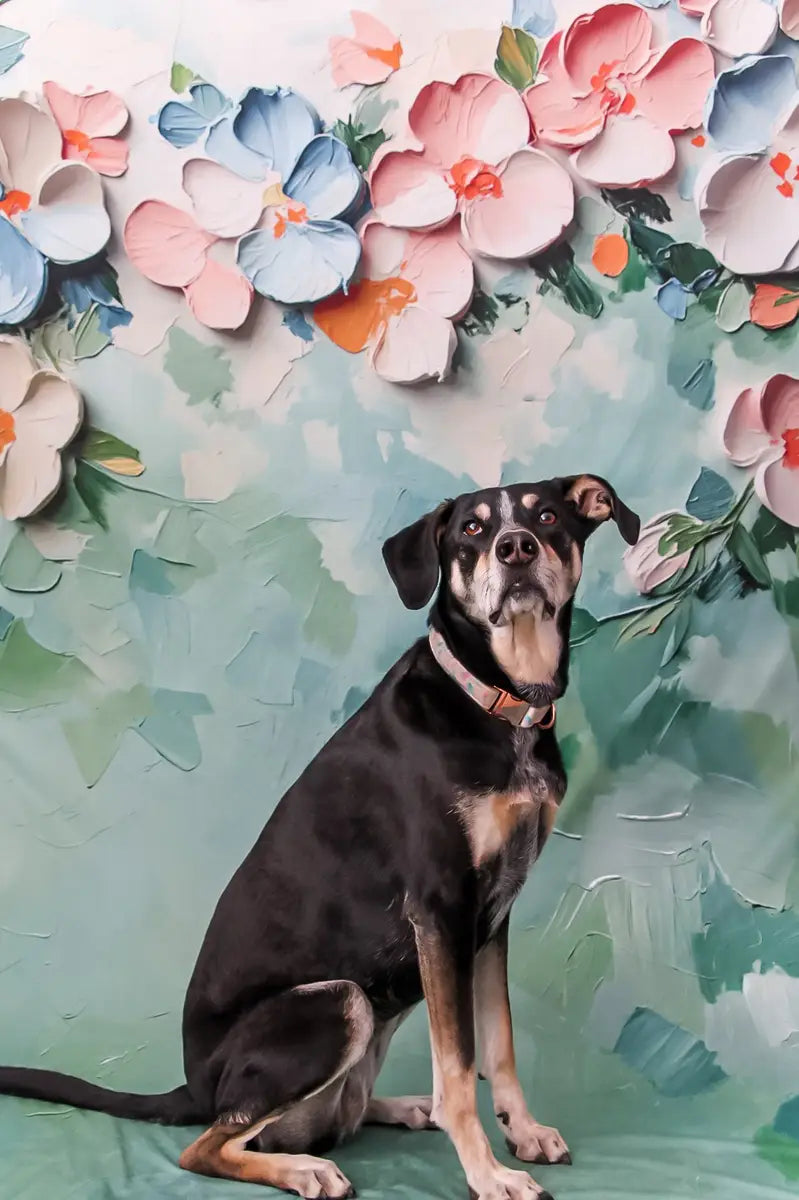 Sfondo Astratto Tessuto Floreale Pastello Designed by Emetselch