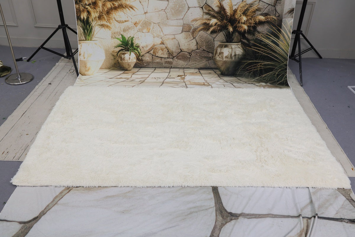 Kate Soft PV Fur Rug Photography Props