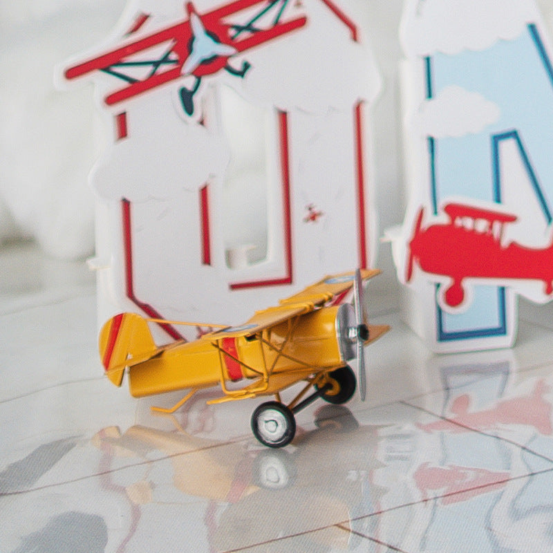 Kate Blue White Balloon Airplane Cakesmash Photo Kit Photography Backdrops&Props Themed Bundle(US ONLY)