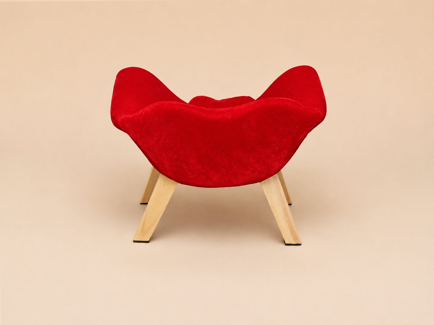 (Pre-sale 15 days) Kate 'Sweetheart' Red Velvet Posing Chair | Newborn & Sitter Photo Prop