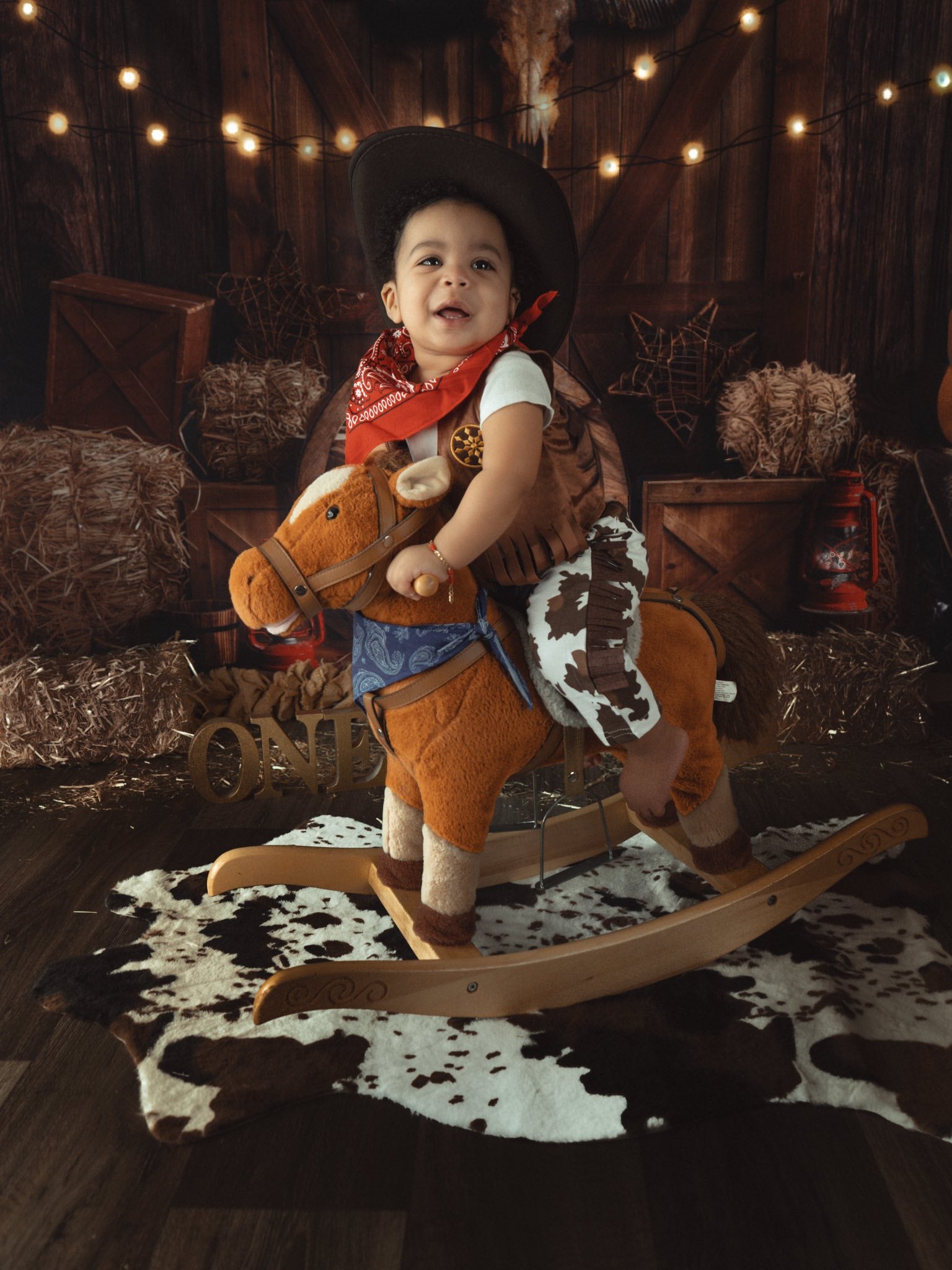 Rustic Western Farmhouse Photo Backdrop