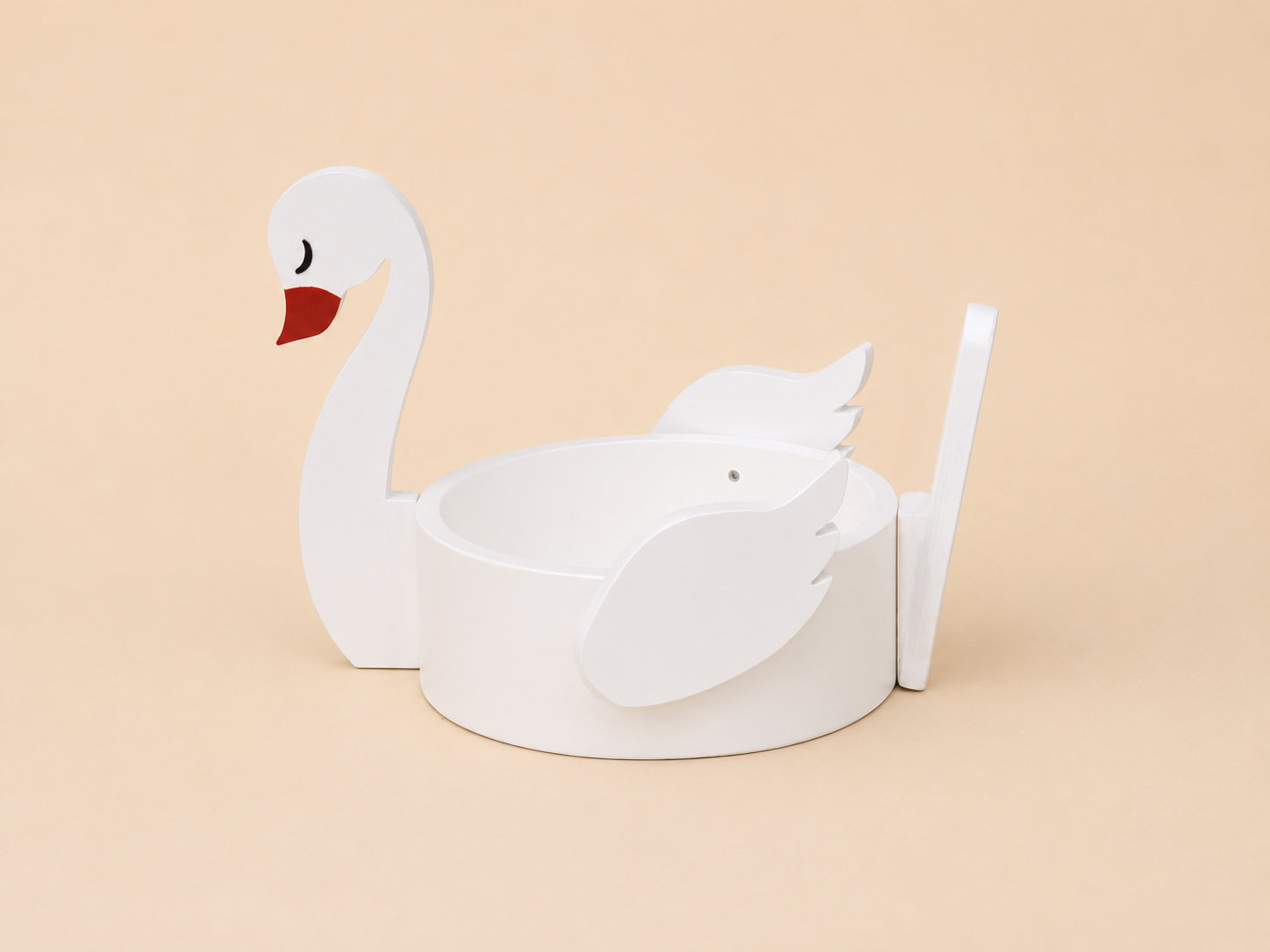 (Pre-sale 15 days) TEST Kate 'Odette' Graceful Swan Wooden Posing Nest | Newborn Photography Prop