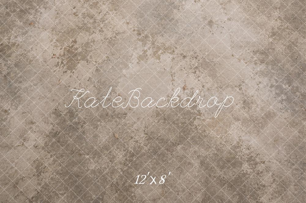Kate Gray Beige Crosshatch Texture Floor Printed Backdrop Designed by Ashley Ward