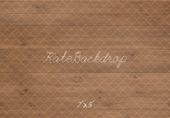 Kate Brown Wood Plank Floor Printed Backdrop Designed by Kate Image