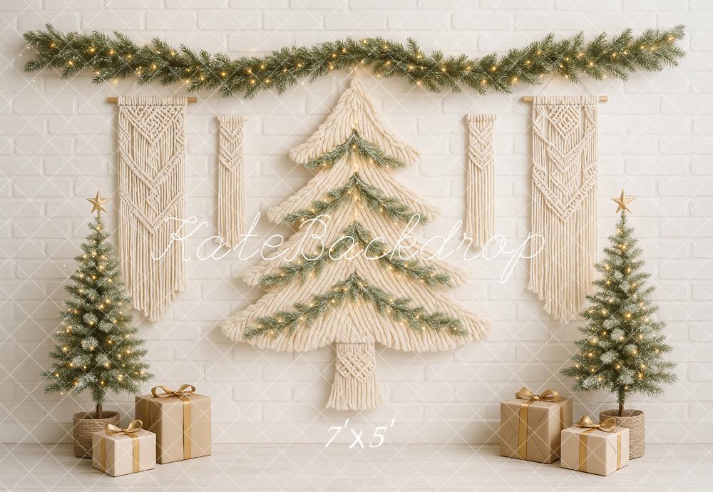 Kate Christmas Boho Macrame Tree Backdrop Designed by Ashley Paul