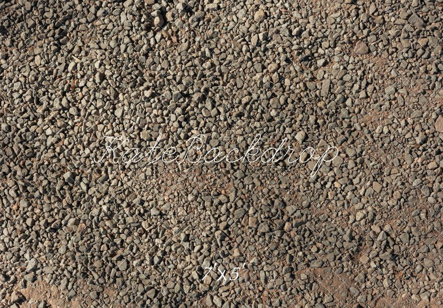 Kate Gravel Ground Texture Rock Road Floor Backdrop Designed by Mini M