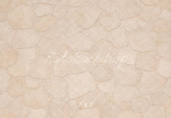 Kate Beige Cobblestone Floor Printed Backdrop Designed by Emetselch