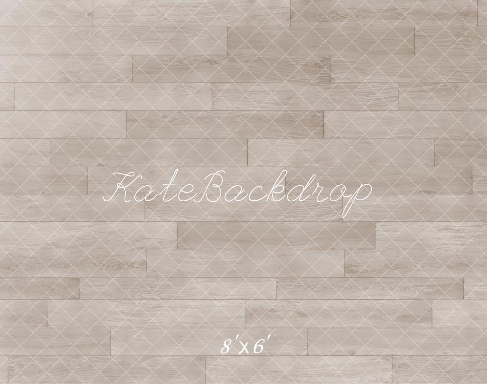 Kate Neutral Beige Retro Floor Backdrop Designed by Emetselch