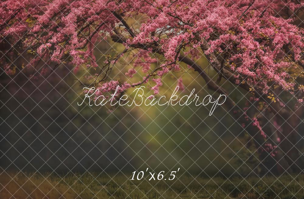 Kate Spring Pink Blossom Tree Arch Forest Backdrop Designed by Emetselch
