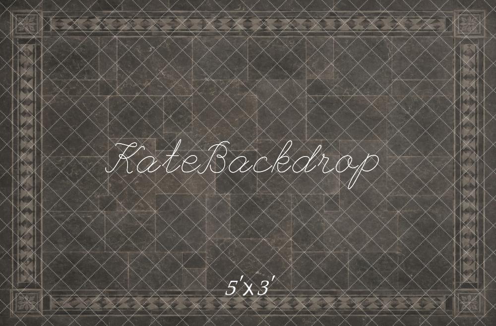 Kate Gray Tile Floor Printed Backdrop Designed by Vertigo Productions