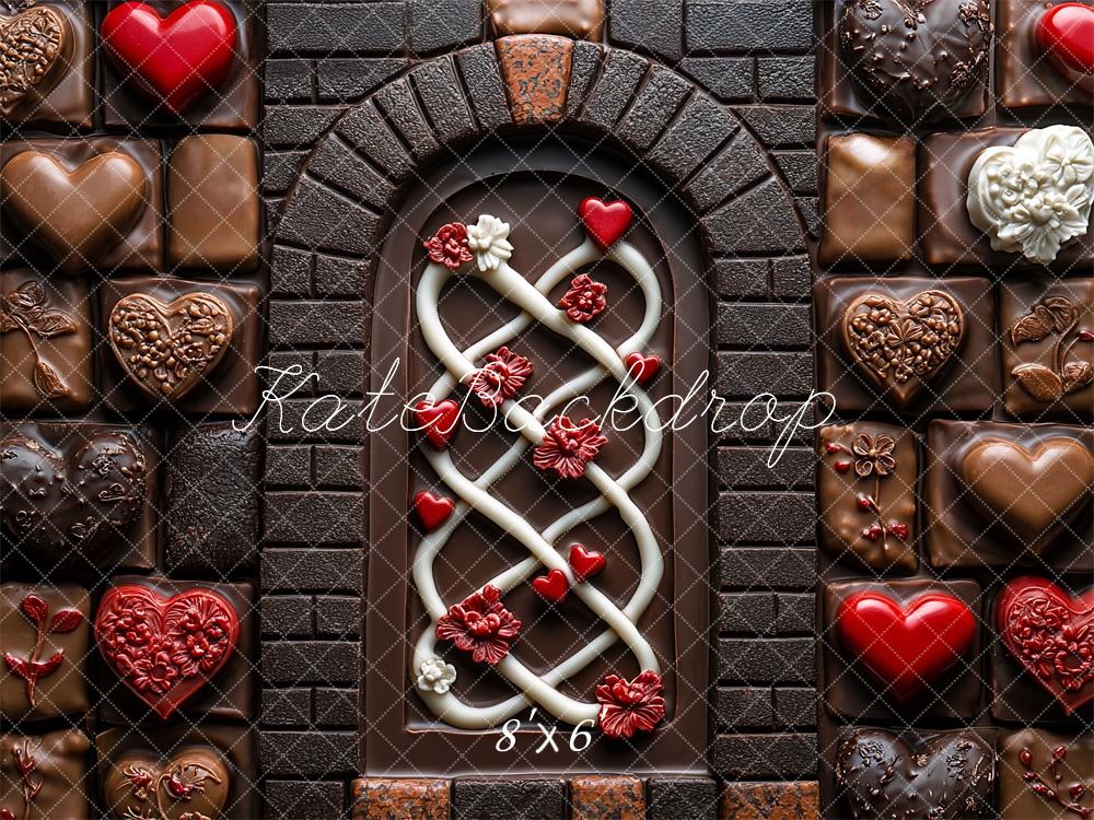 Corazón de Chocolate Arco de Fondo Designed by Mini MakeBelieve
