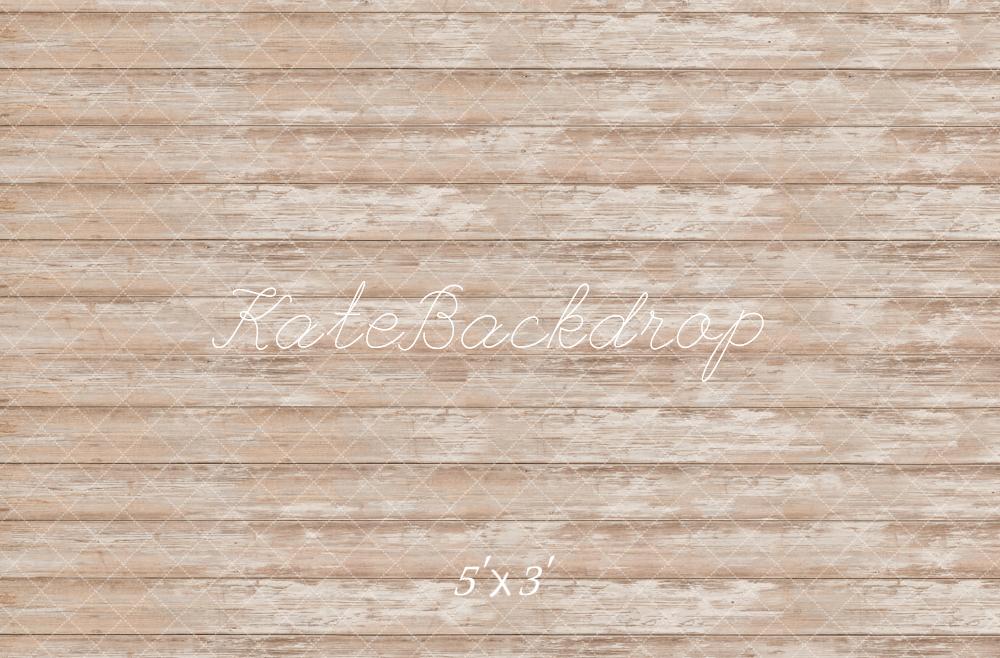 Kate Brown Wooden Grain Floor Backdrop Designed by Kate Image