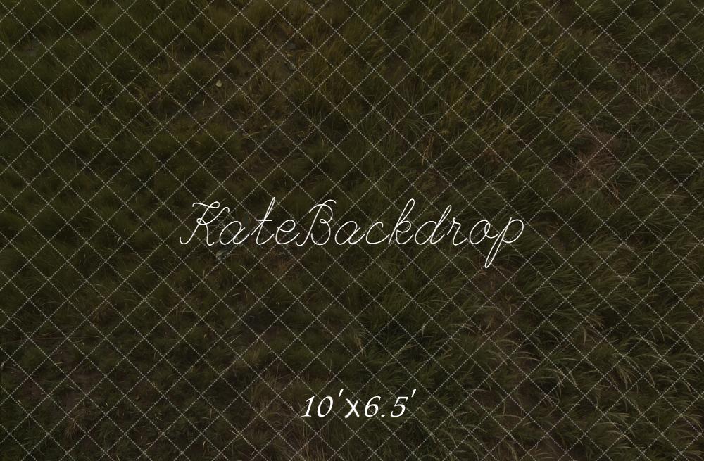 Kate Dark Green Grass Floor Backdrop Backdrop Designed by Emetselch