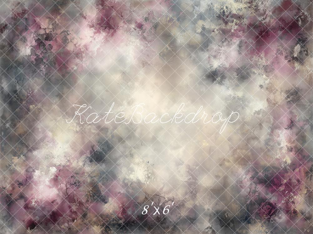 Kate Gothic Mauve Abstract Texture Printed Backdrop Designed by Angela Miller