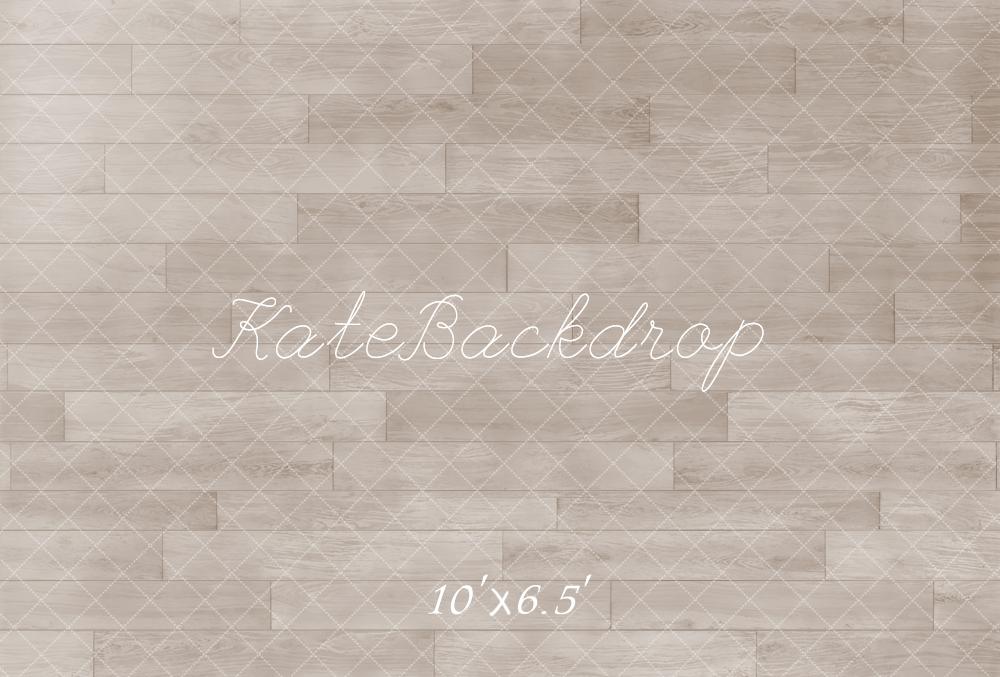 Kate Neutral Beige Retro Floor Backdrop Designed by Emetselch