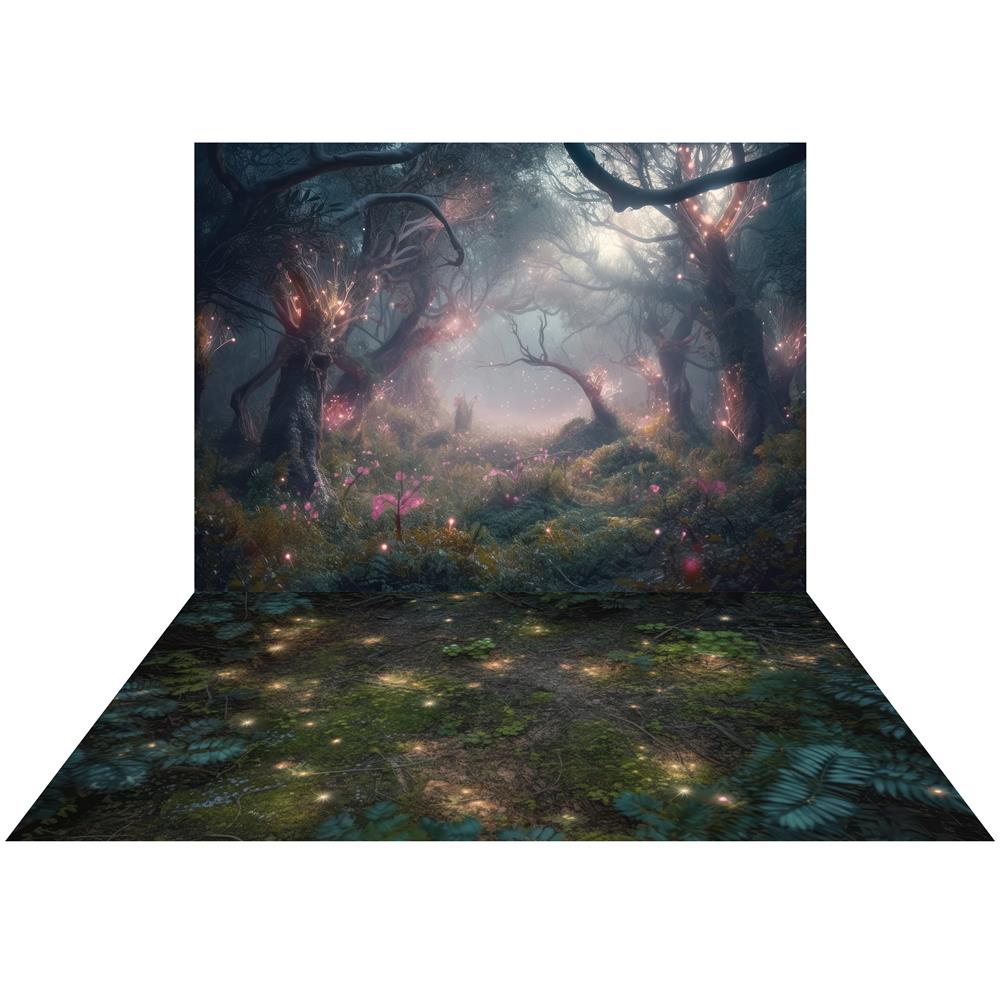 Kate Fantasy Dream Forest Backdrop+Fantasy Floor Backdrop