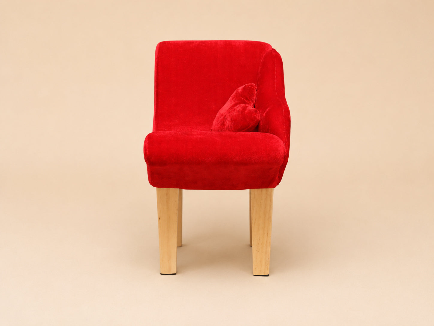 (Pre-sale 15 days) Kate 'Sweetheart' Red Velvet Posing Chair | Newborn & Sitter Photo Prop