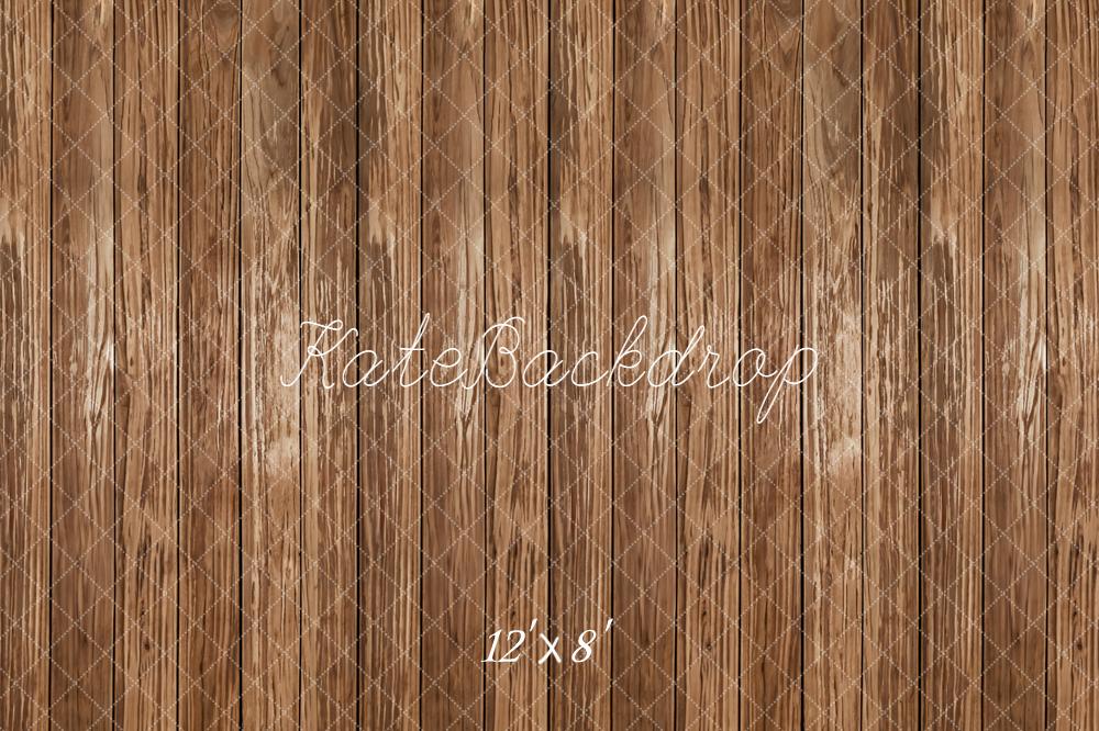Kate Brown Wood Plank Wall Backdrop Designed by Kate Image
