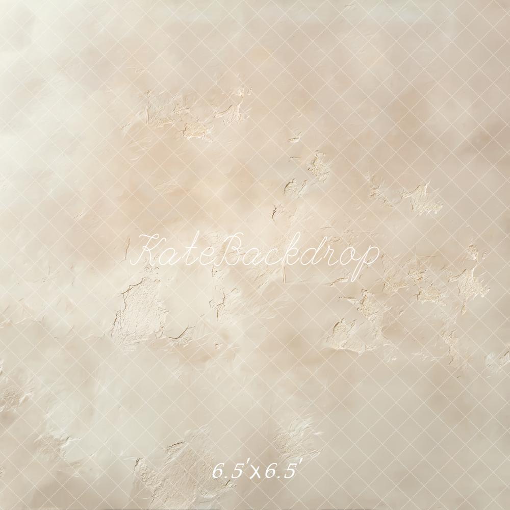 Kate Beige Abstract Texture Printed Floor Backdrop Designed by Emetselch