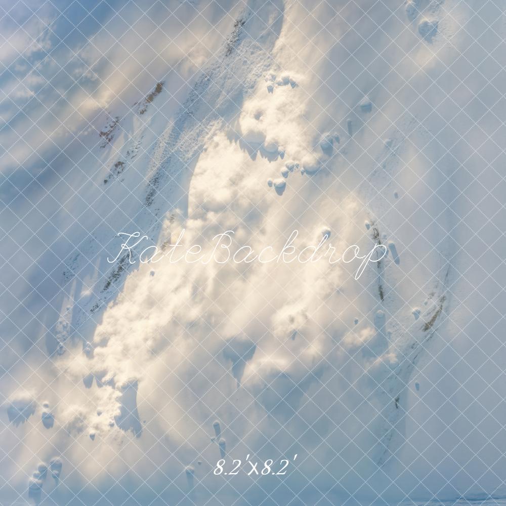 Kate Winter Snowy Floor Backdrop Designed by Emetselch