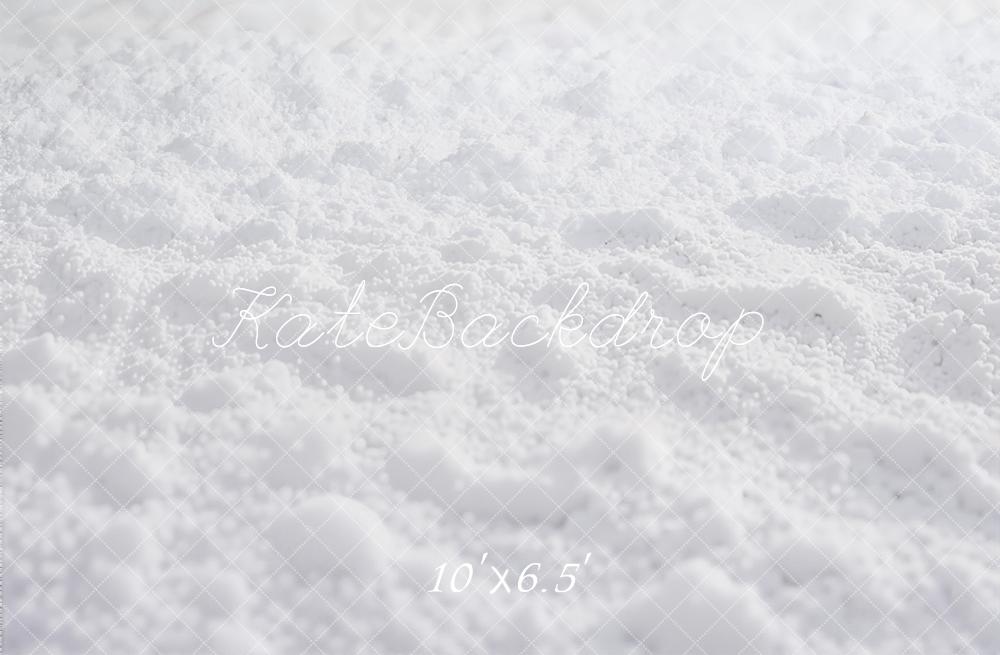 Kate White Snow Ground Printed Backdrop Designed by Kate Image