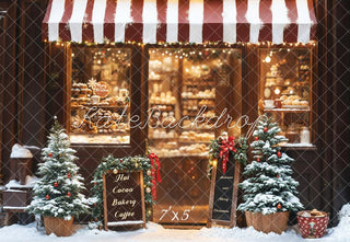 Fondo de Pastelería Navideña de Hot Cocoa Designed by Emetselch