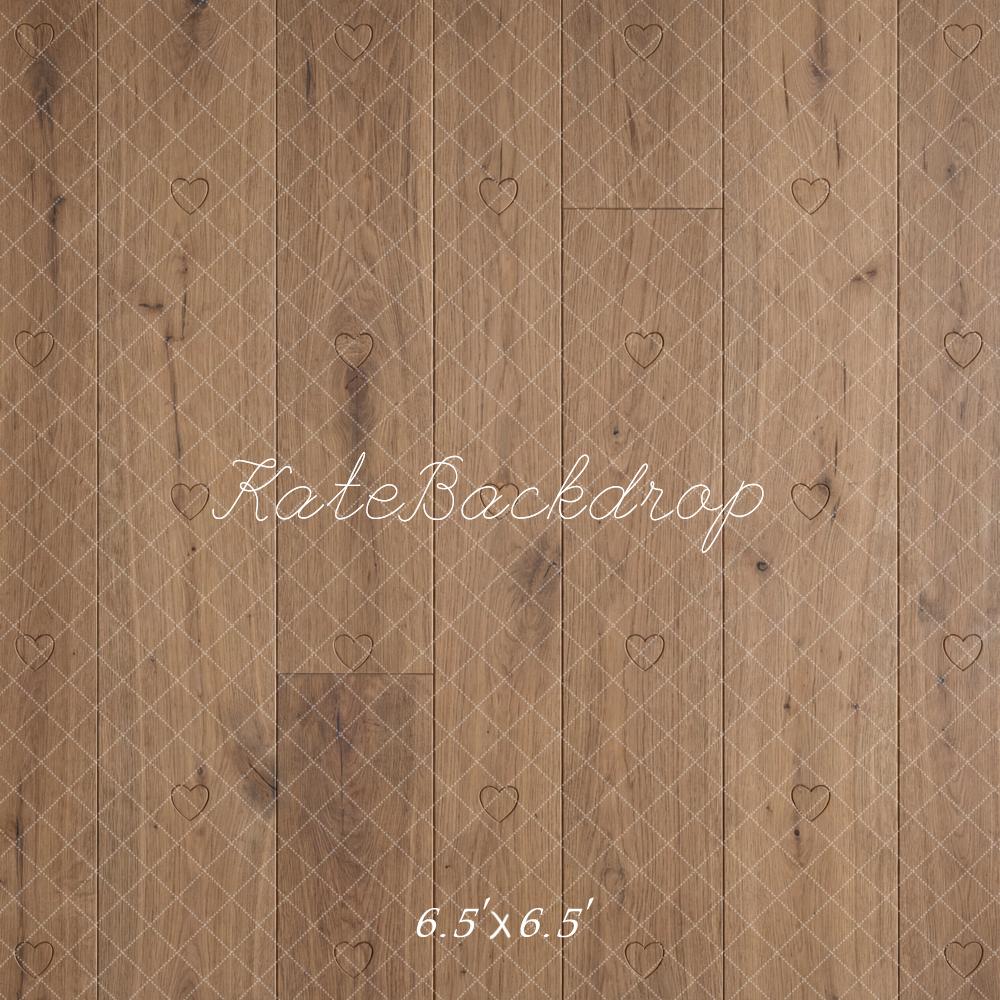 Kate Brown Wood Floor Backdrop Designed by Mini MakeBelieve
