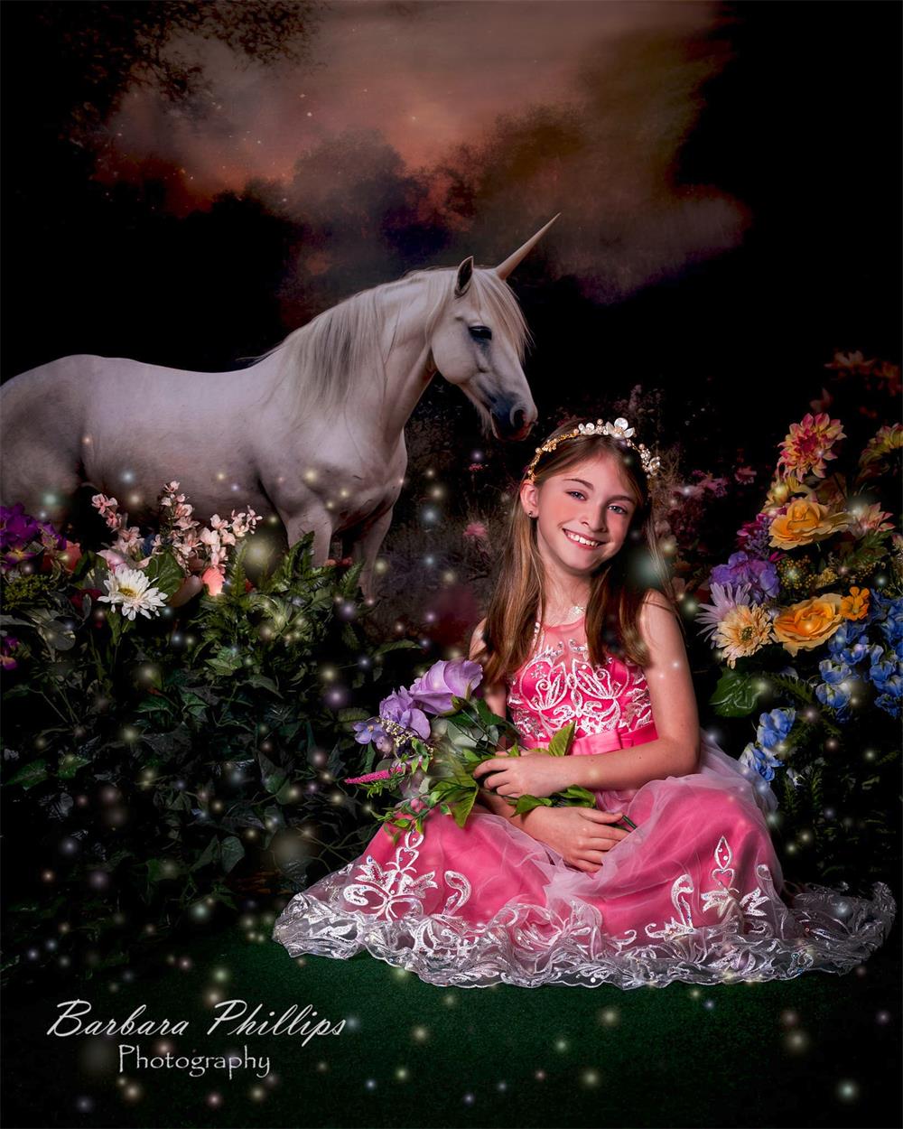 Kate Magic Unicorn Backdrop Designed by Patty Robert