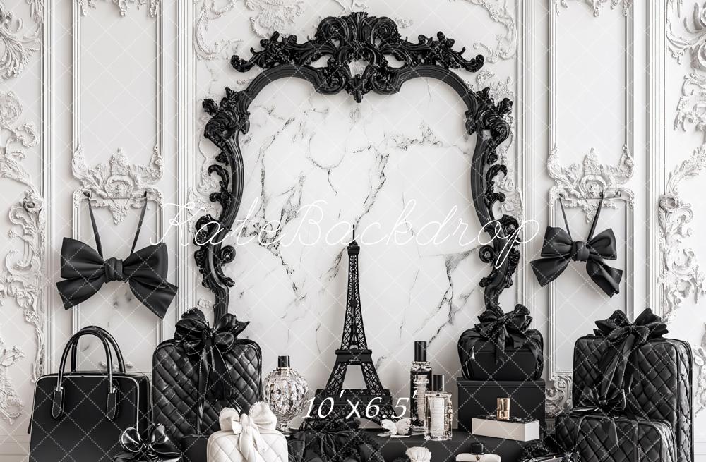 Kate Luxury Parisian Elegance Perfume Bag Backdrop Designed by Ashley Paul