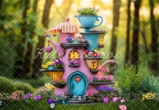 Casa de Té de Hada en el Bosque Diseñada por Mini MakeBelieve