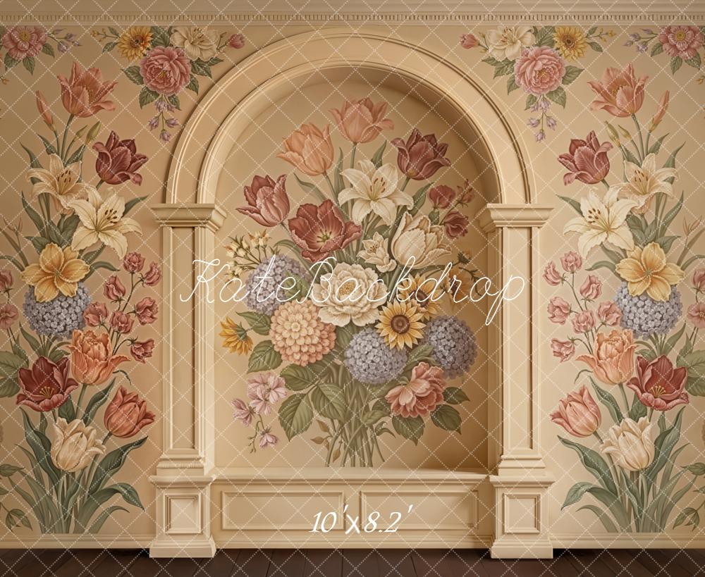 Kate Mother's Day Flower Arch Floral Wall Backdrop Designed by Emetselch