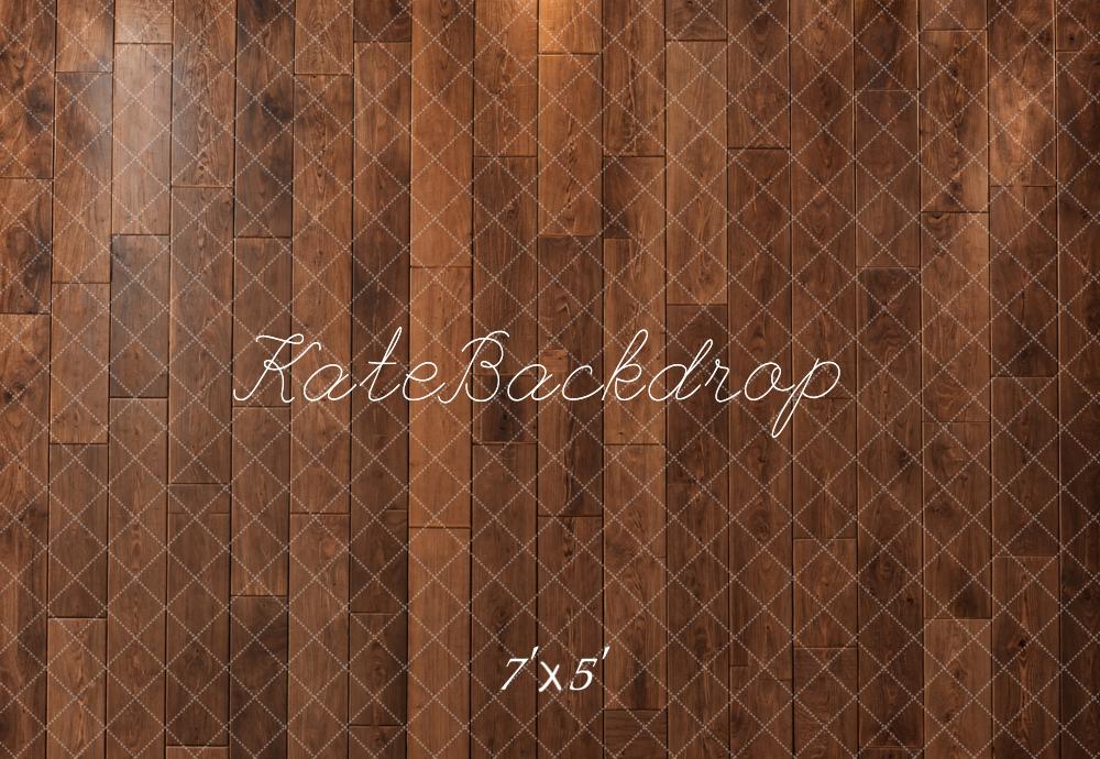 Kate Brown Rustic Wood Wall Diamond Pattern Printed Backdrop Designed by Kate Image