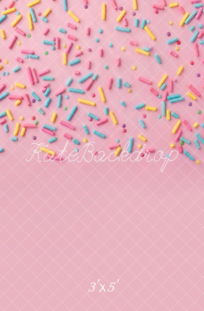 Kate Pink Sprinkles Confetti Backdrop Designed by Kate Image