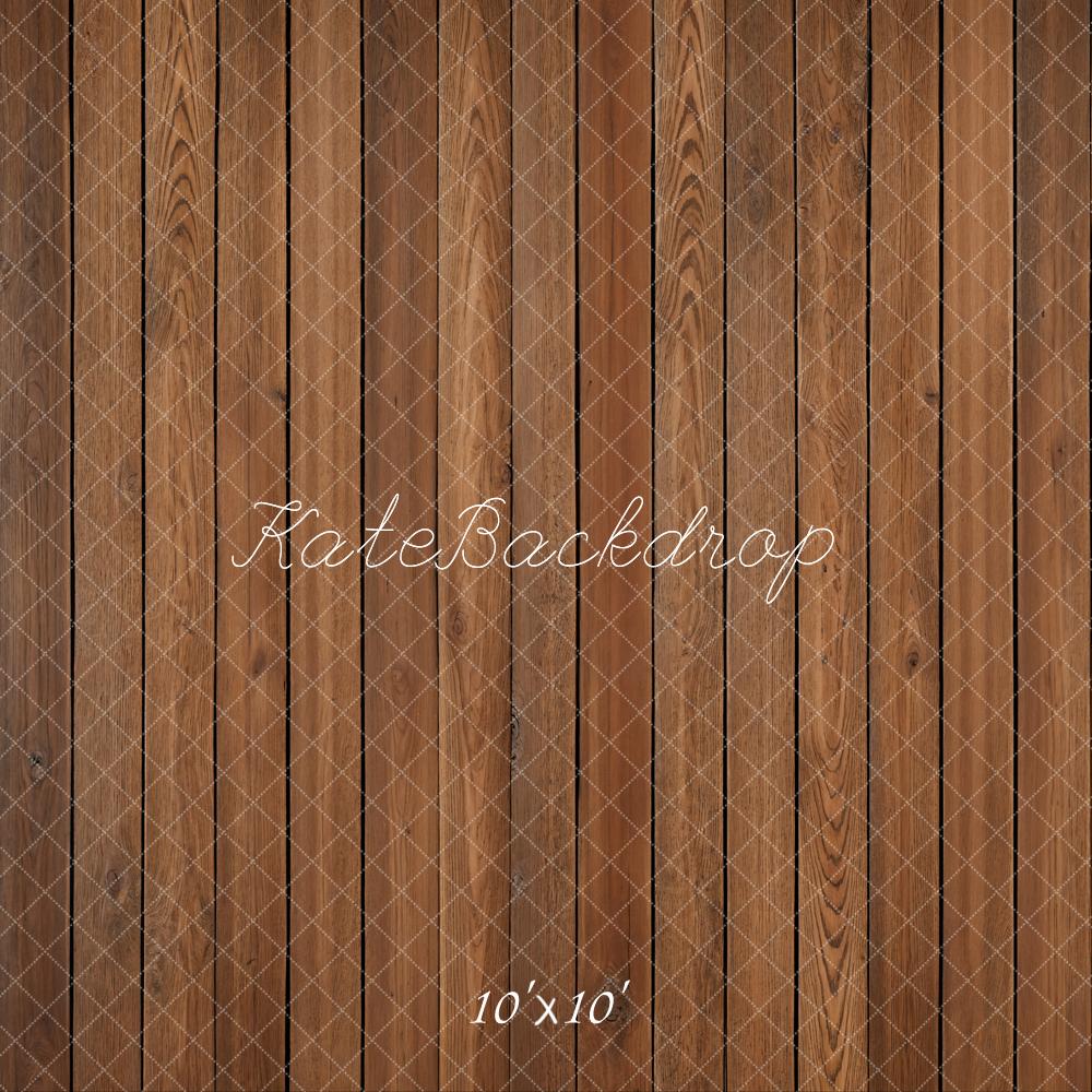 Fondo de Piso de Panel de Madera Rústica Diseñado por Kate Image