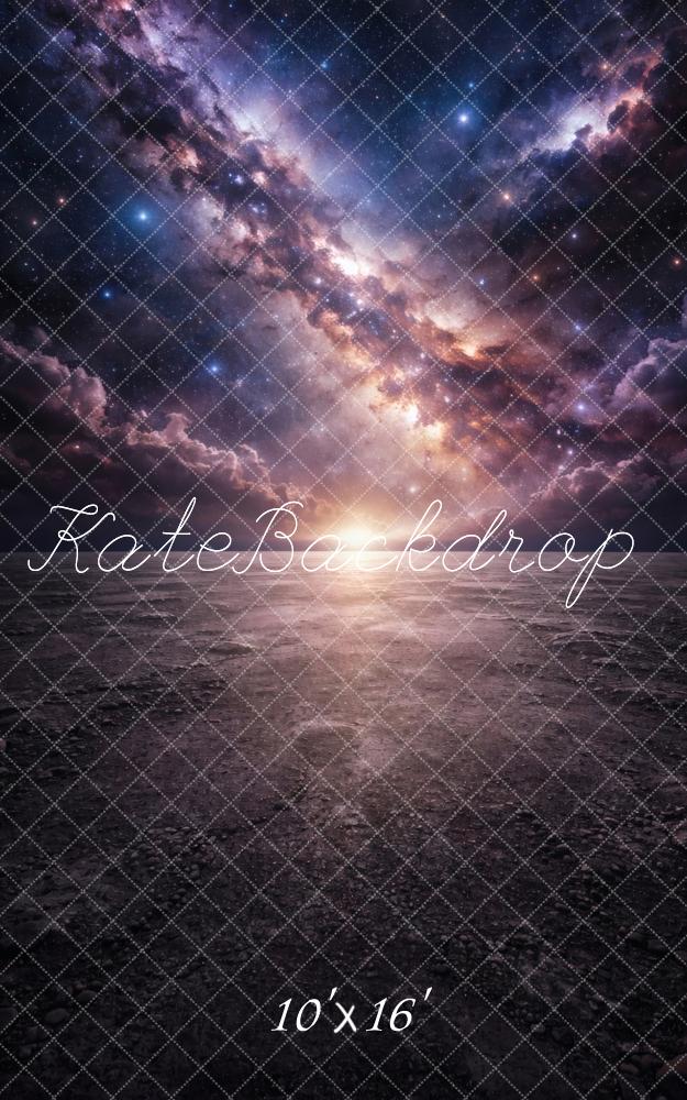 Kate Sweep Cosmic Galaxy Starry Sky Landscape Printed Backdrop Designed by Vertigo Productions