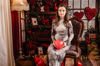 Kate Valentine Roses Wood Shelf Window Printed Backdrop Designed by Emetselch