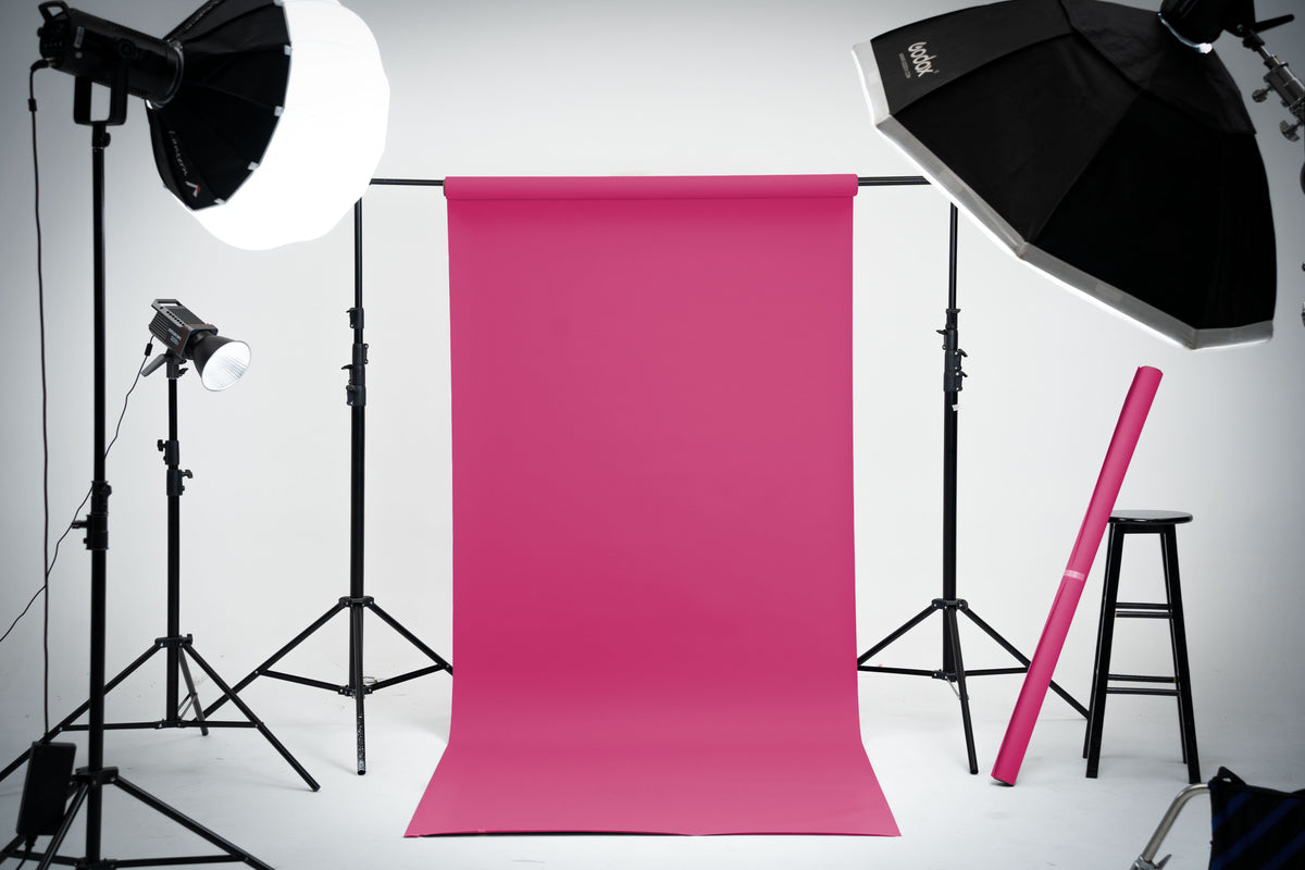 RTS Kate Rose Pink Seamless Paper Backdrop for Photography (US 2-5 Day