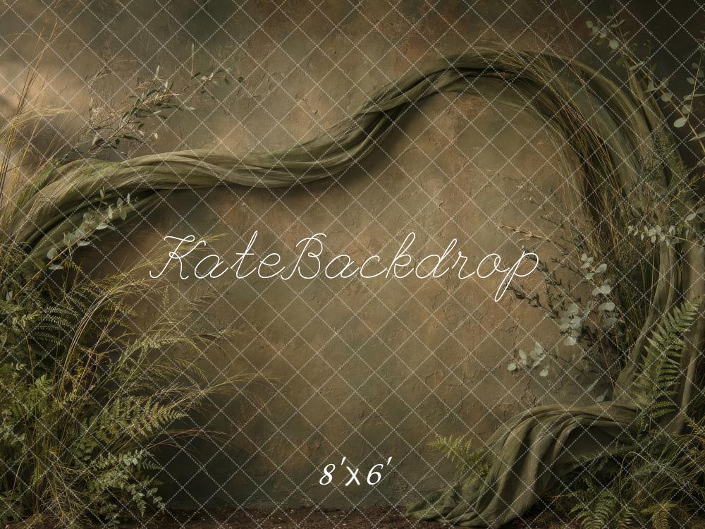 Kate Forest Botanical Arch Green Printed Backdrop Designed by Shutter Swan Studios