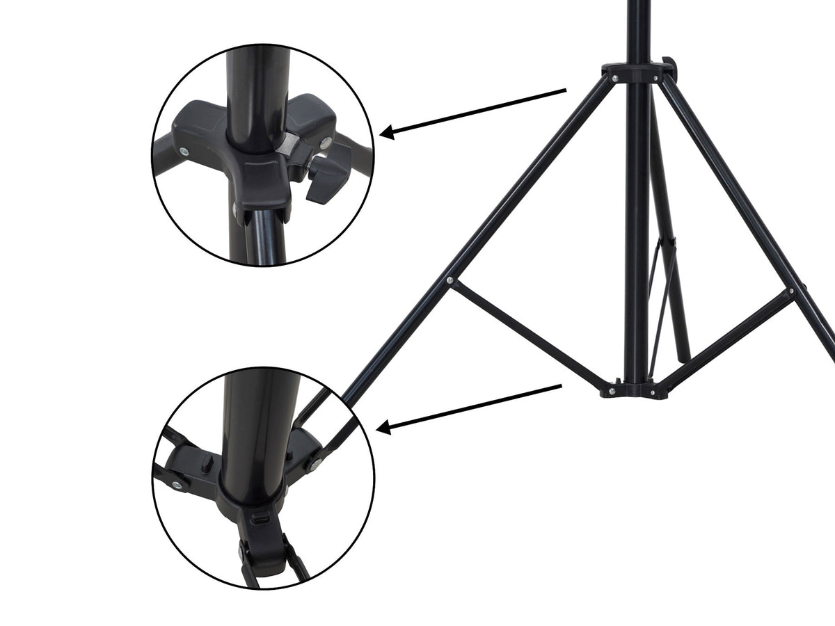 Kate 3 Crossbars Adjustable Background Stand for photography EASY SET UP