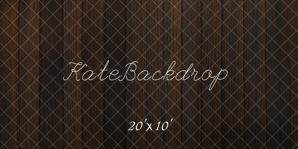 Kate Dark Wood Texture Floor Backdrop Designed by Emetselch