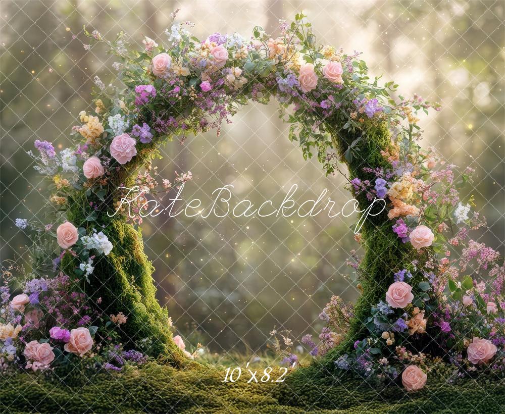 Kate Fantasy Fairy Floral Arch Backdrop Designed by Mini MakeBelieve